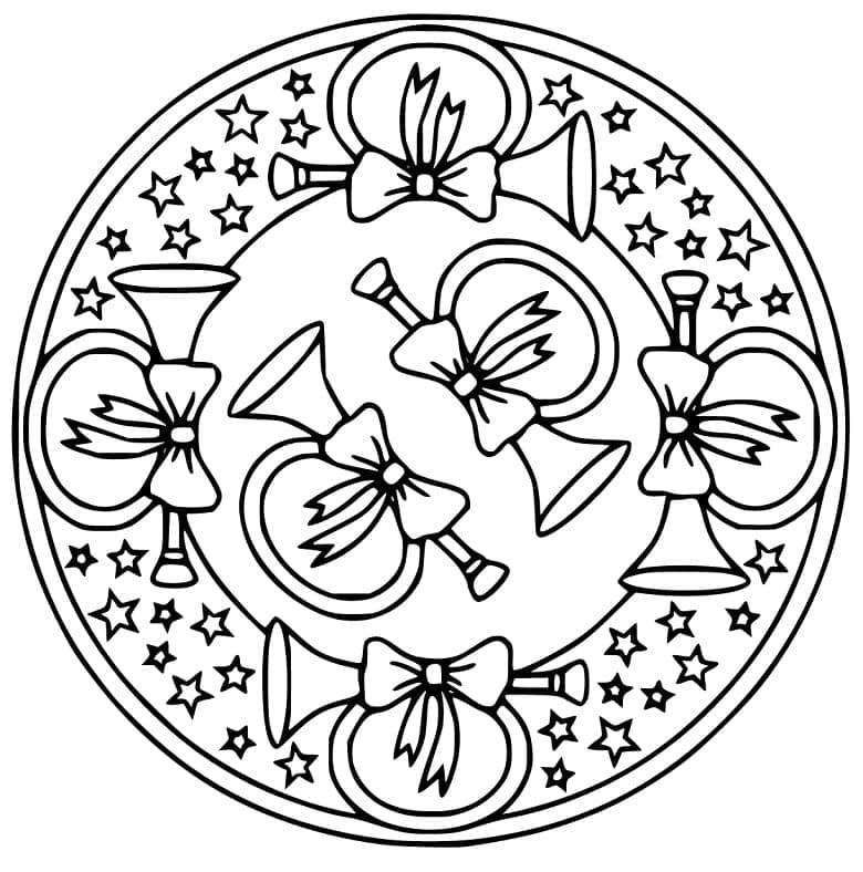 Mandalas de Noël 27